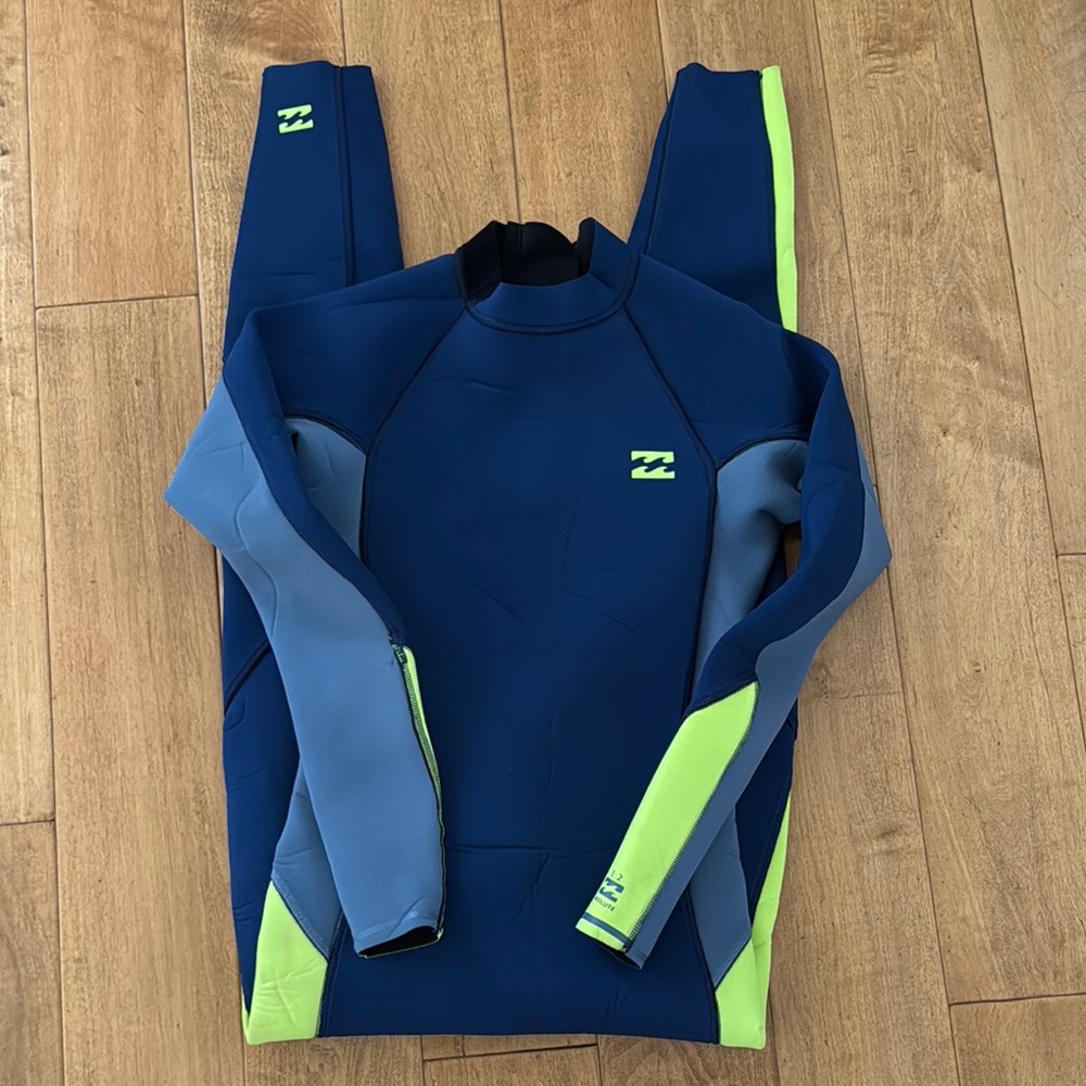 Billabong Kids Blue and Green Wetsuit